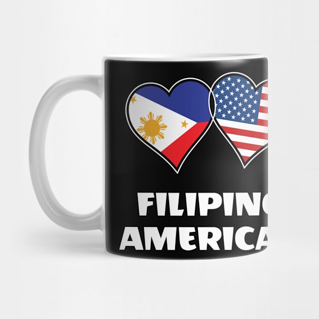 Filipino American Fil-Am Pinoy Pride Pilipinas America Design Gift Idea by c1337s